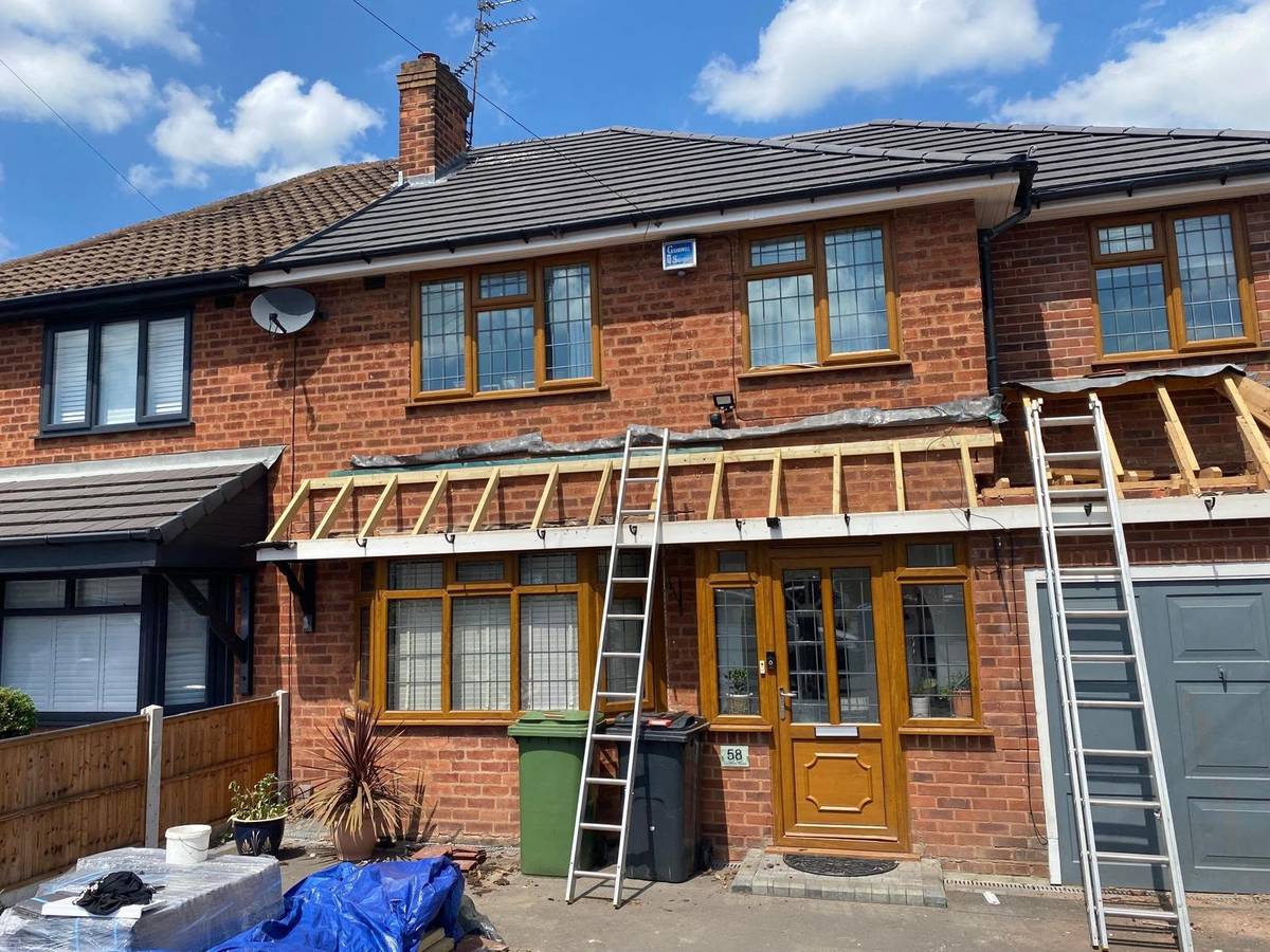 Roof Construction work personally completed by Harris Roof Systems