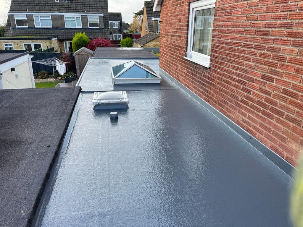 Liquid roofing system example 1