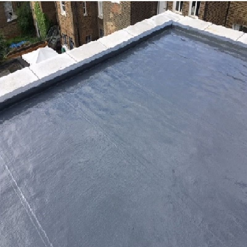 Liquid roofing system example 2