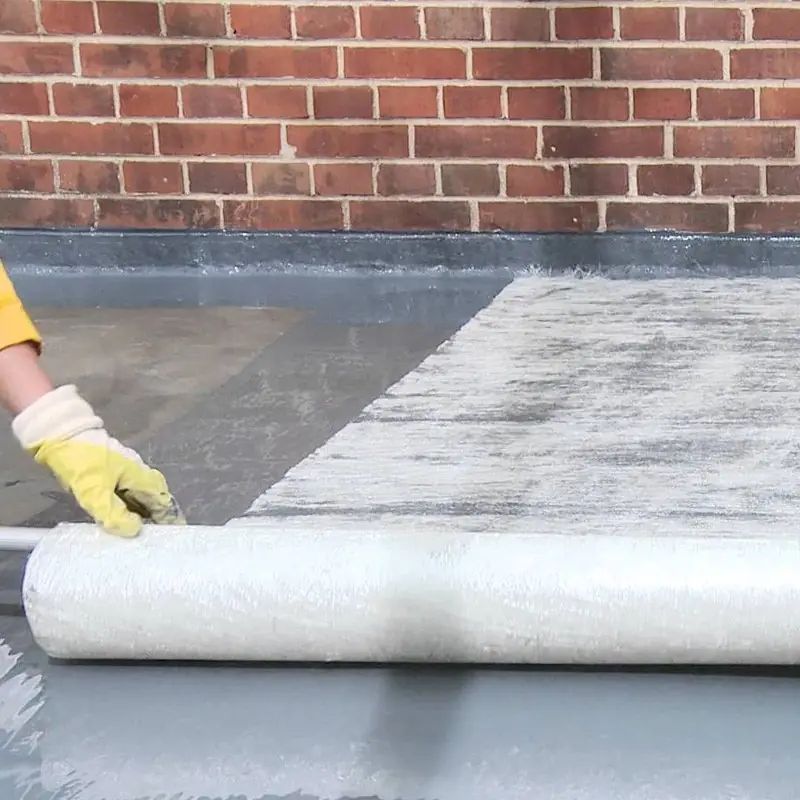 Liquid roofing system example 3