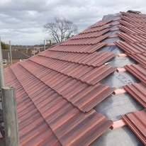 Completed tiled roof personally completed by Harris Roof Systems